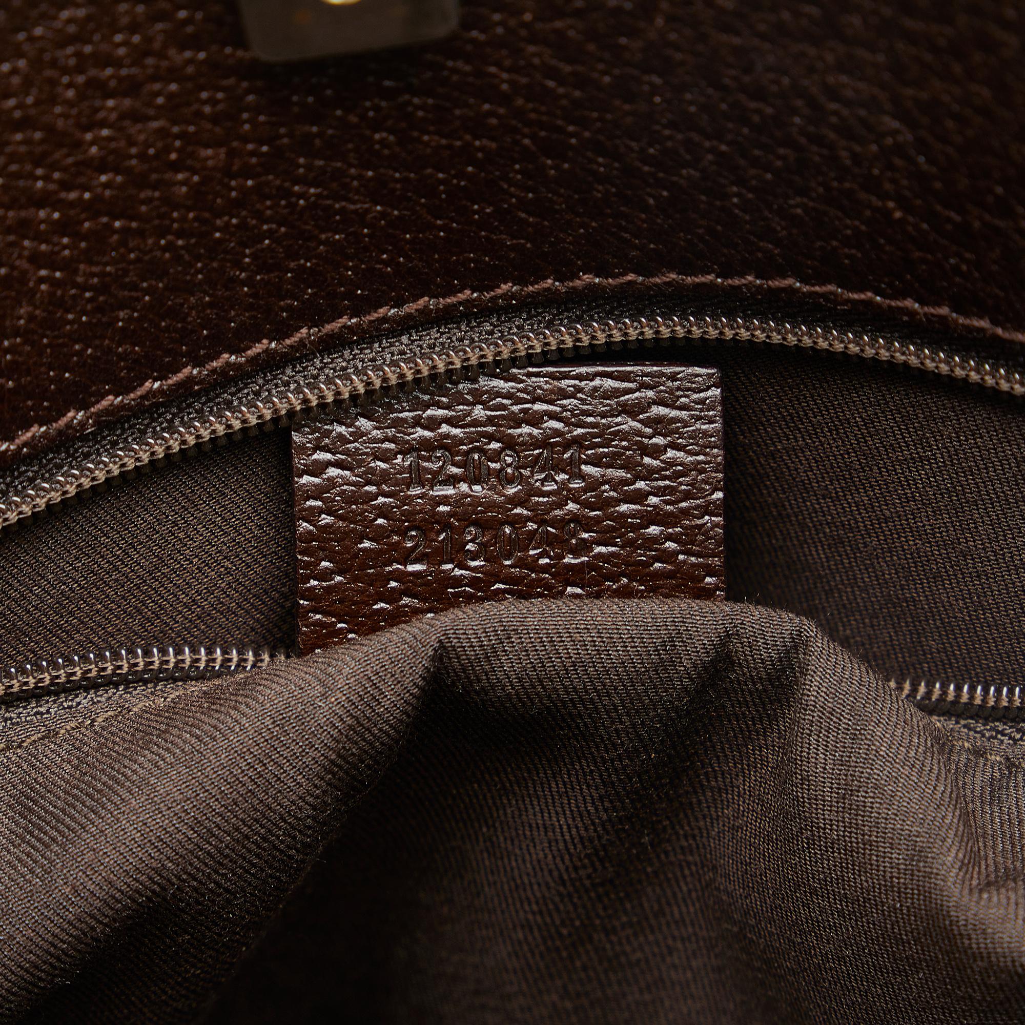 Gucci GG Canvas Eclipse Crossbody (SHG-wHRibW)