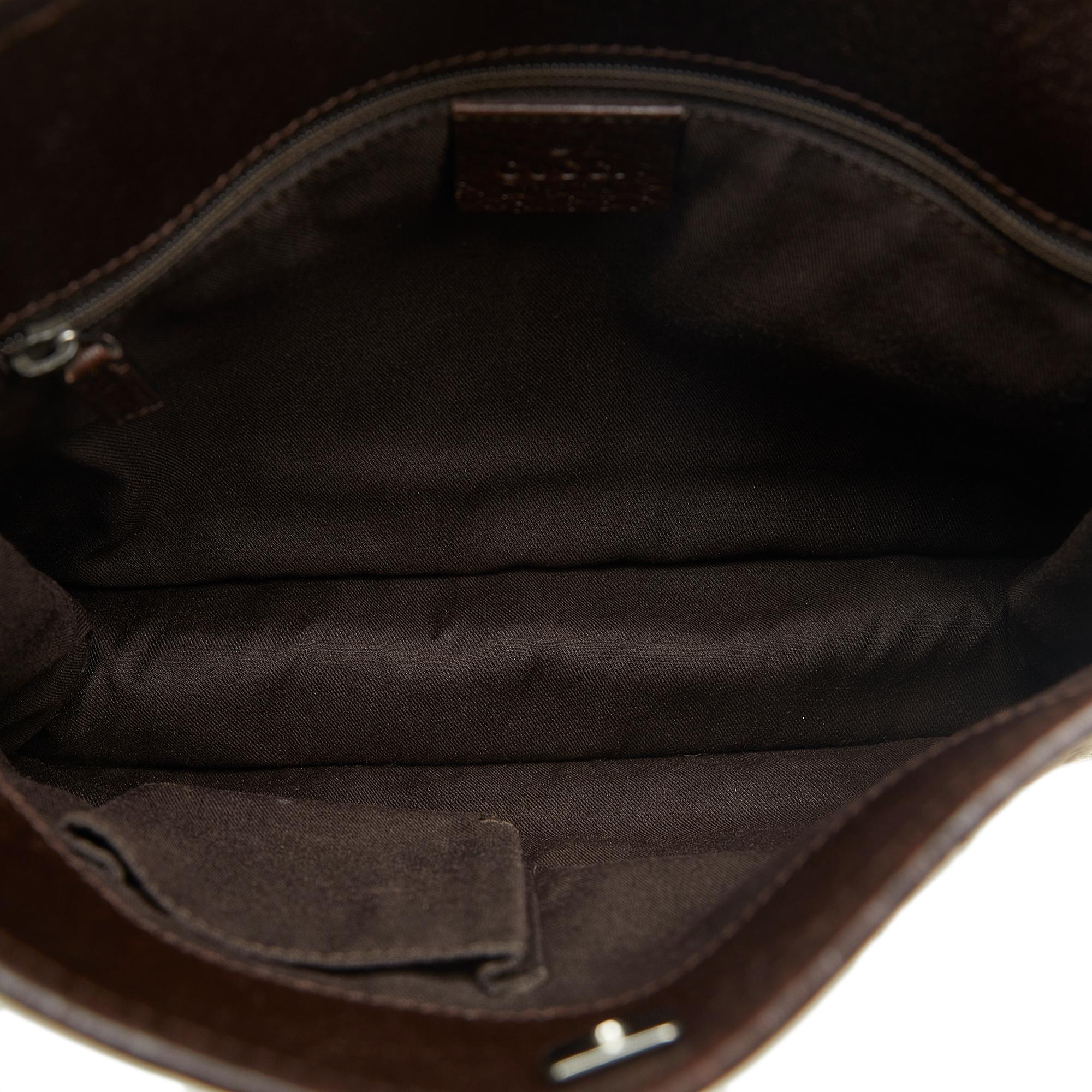 Gucci GG Canvas Eclipse Crossbody (SHG-wHRibW)