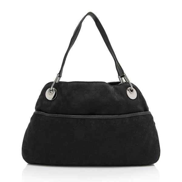 Gucci GG Canvas Eclipse Medium Shoulder Bag (SHF-3PUt2j)