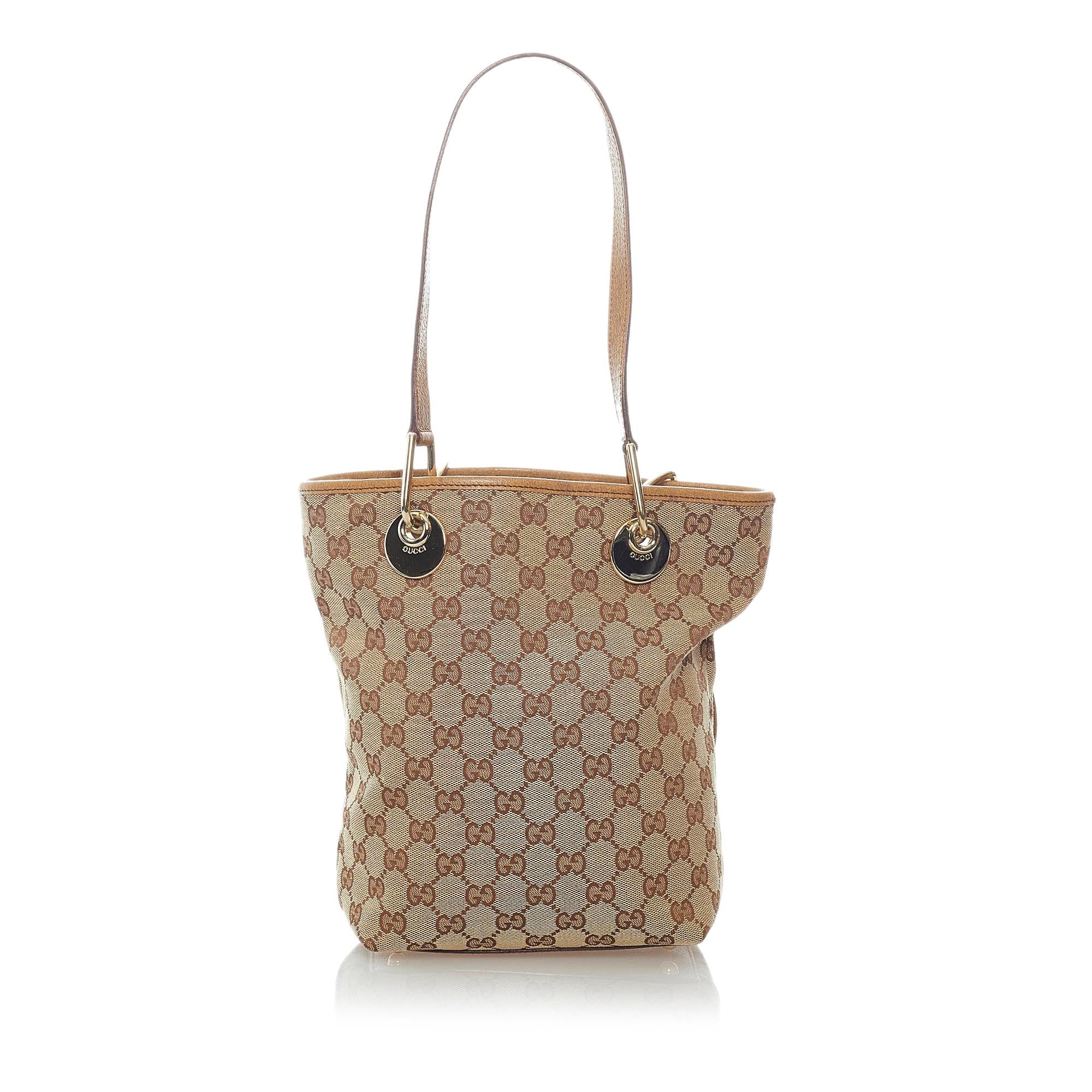 Gucci GG Canvas Eclipse Tote Bag (SHG-34752)