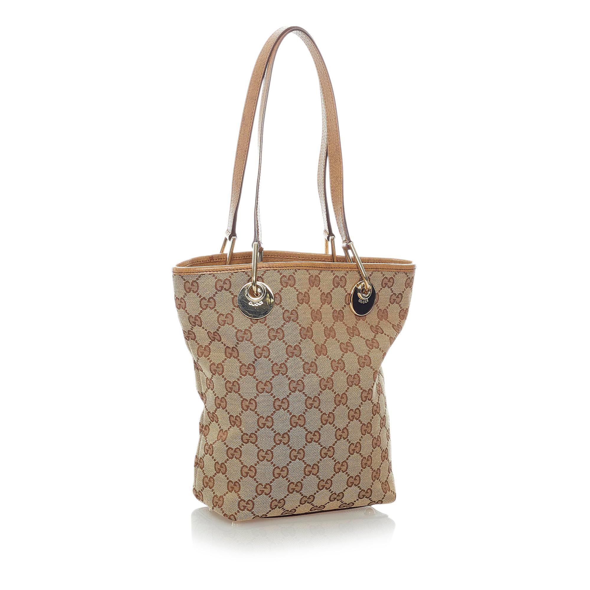 Gucci GG Canvas Eclipse Tote Bag (SHG-34752)