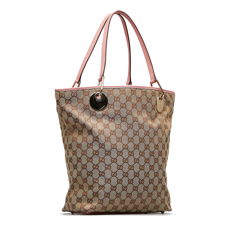 Gucci GG Canvas Eclipse Tote Bag (SHG-3Mjnmv)