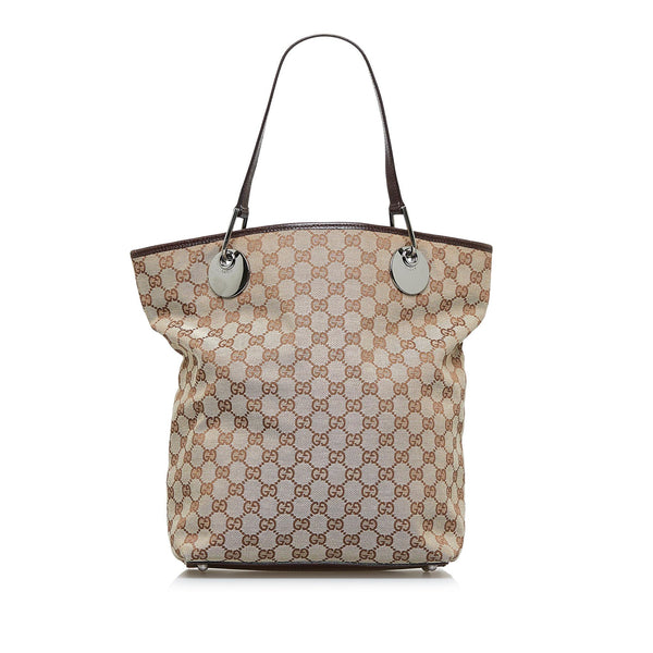 Gucci GG Canvas Eclipse Tote Bag (SHG-jVoOHK)