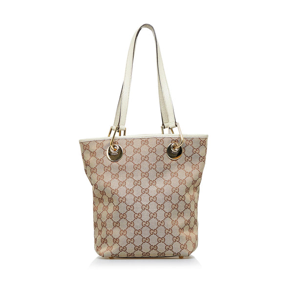 Gucci GG Canvas Eclipse Tote Bag (SHG-Yw5Xsh)
