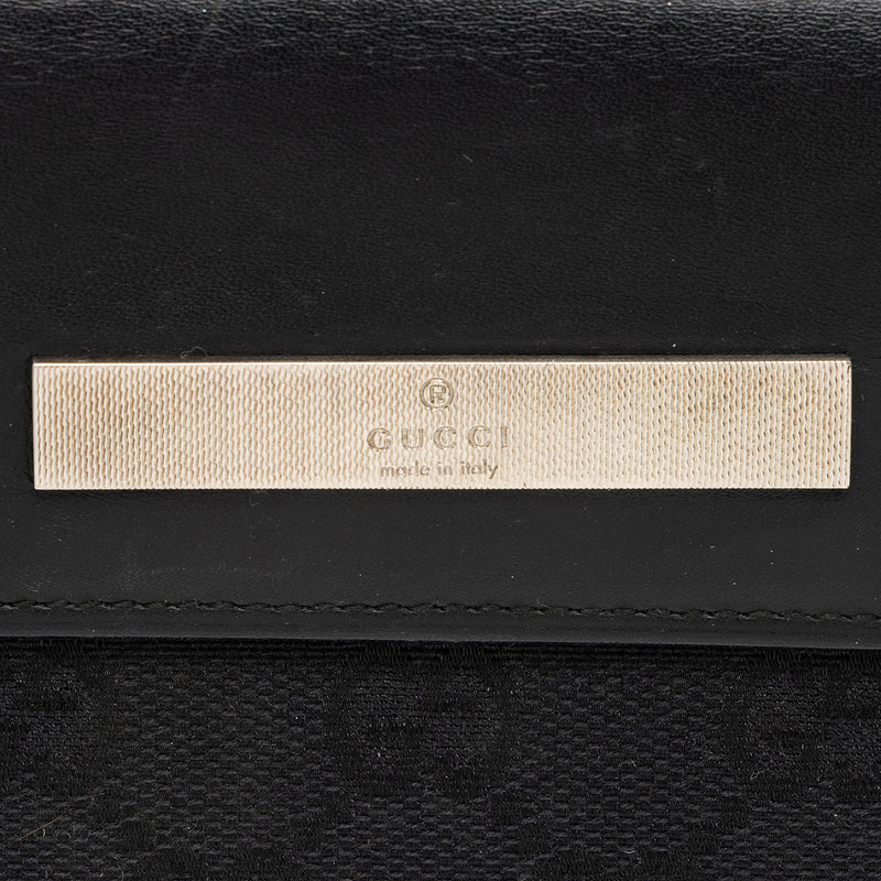Gucci GG Canvas Flap Continental Wallet (SHF-5hwW9Y)