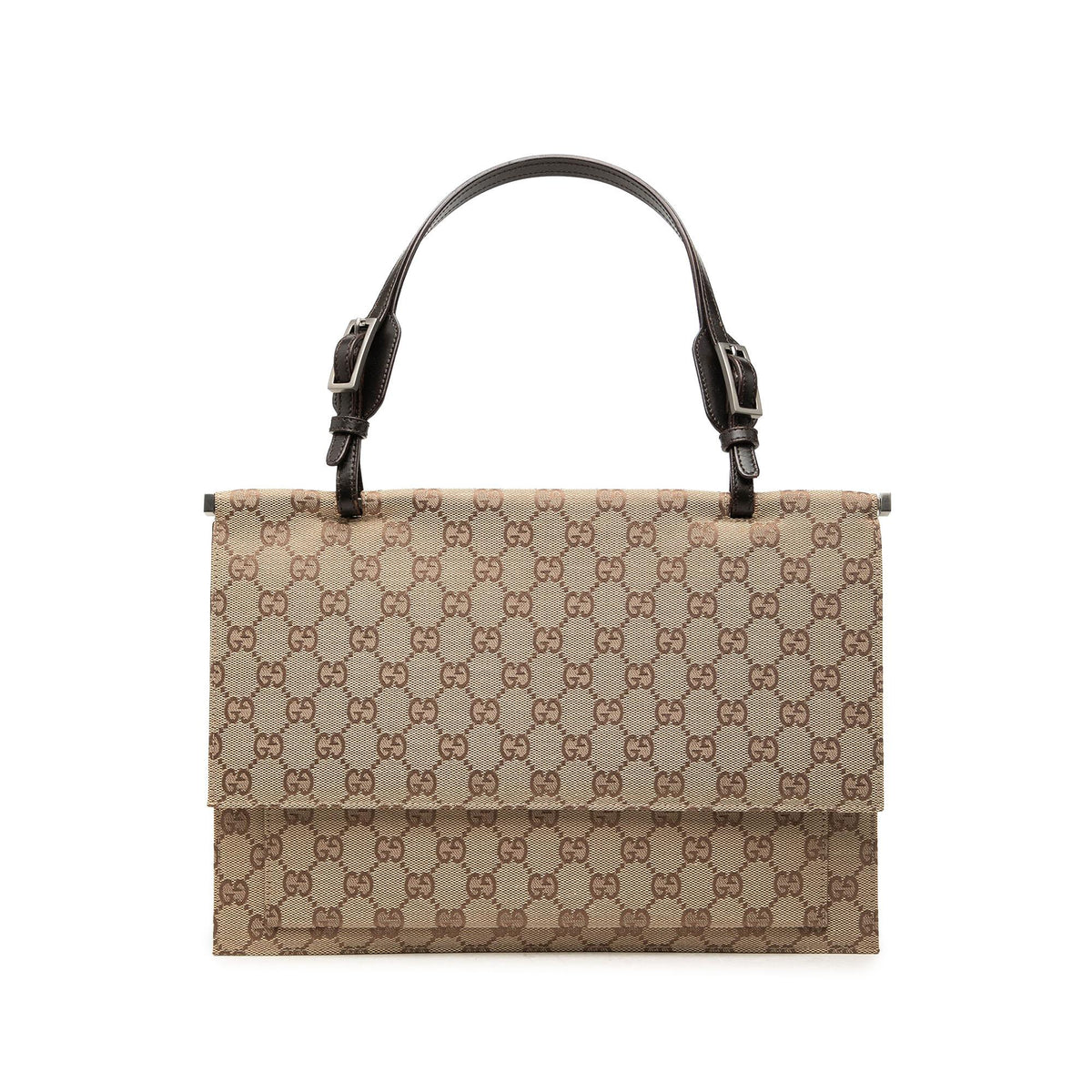 Gucci GG Canvas Flap Handbag