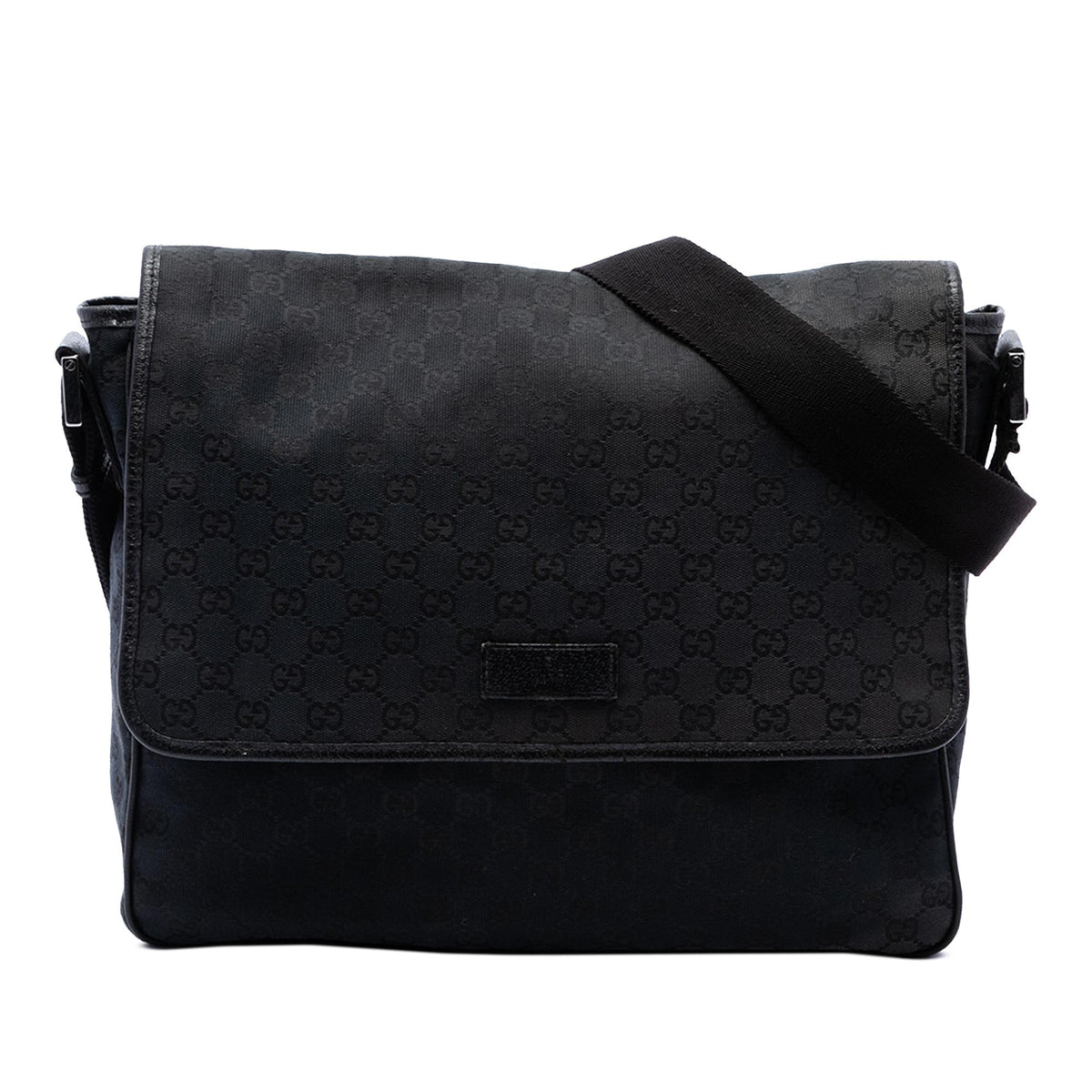 Gucci GG Canvas Flap Messenger Bag