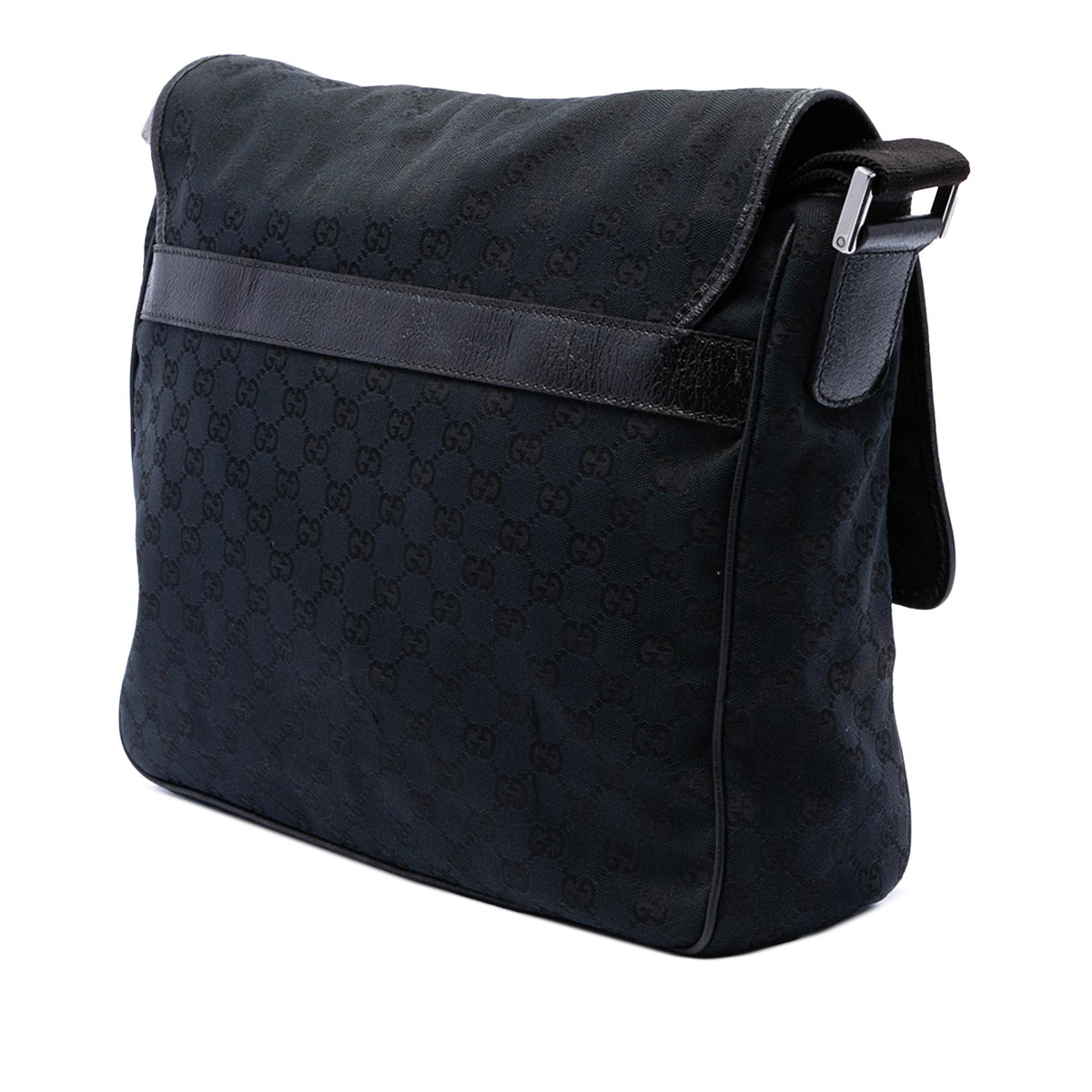Gucci GG Canvas Flap Messenger Bag