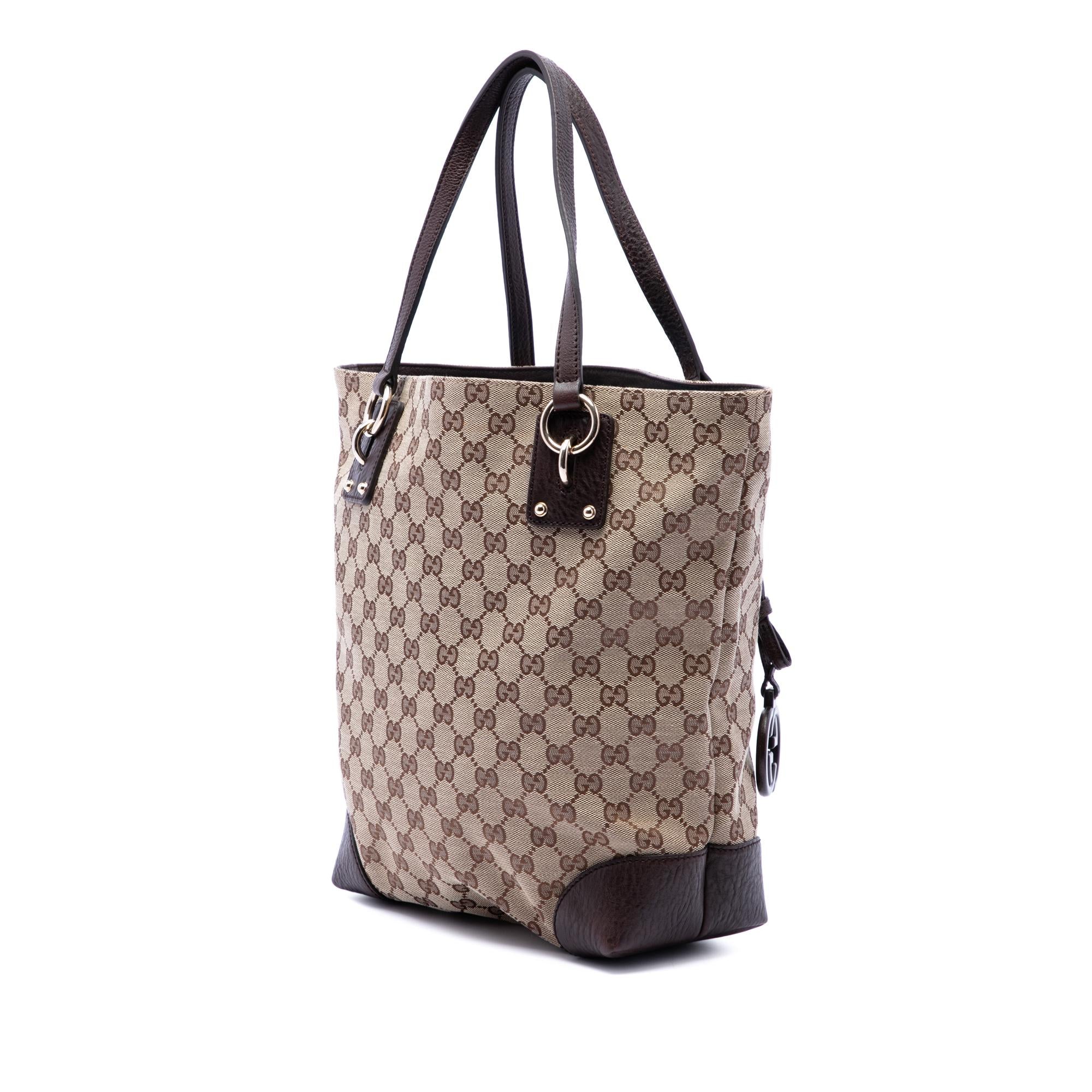Gucci GG Canvas GG Charm Tote