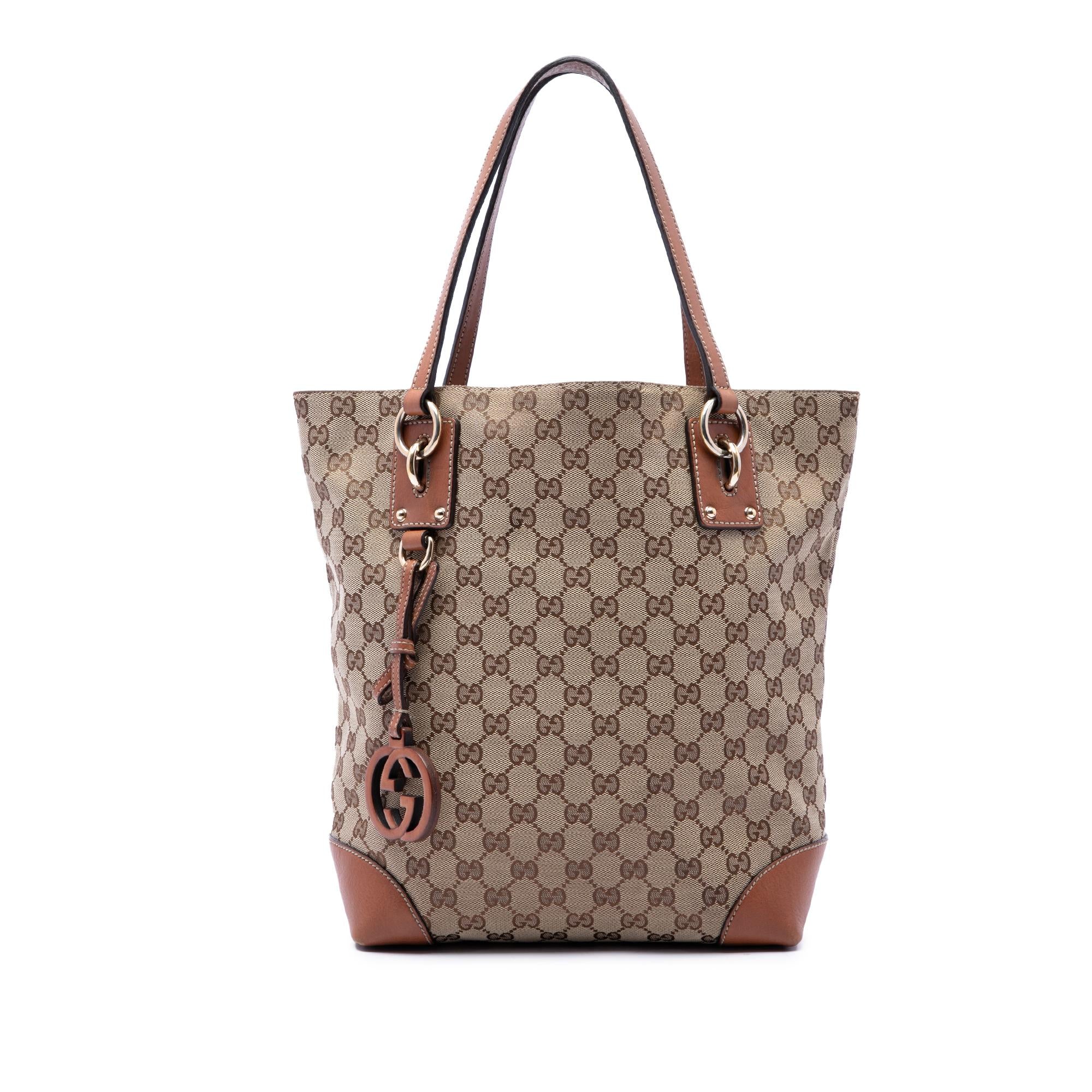 Gucci GG Canvas GG Charm Tote