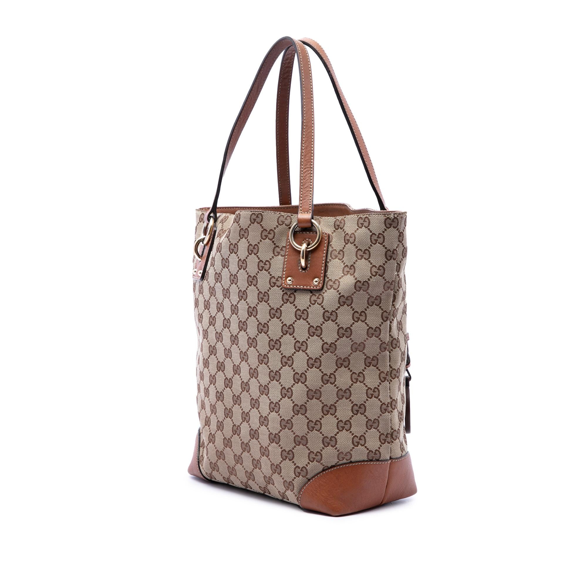 Gucci GG Canvas GG Charm Tote