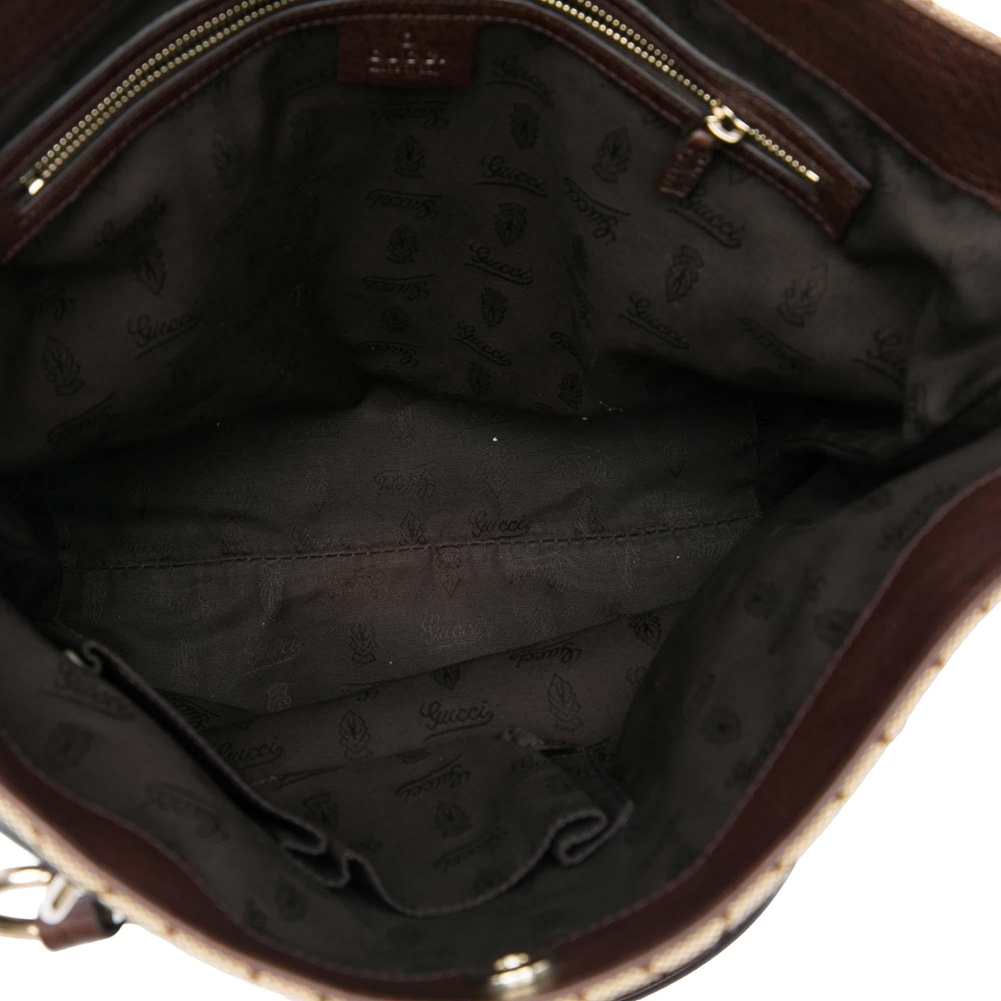 Gucci GG Canvas GG Charm Tote