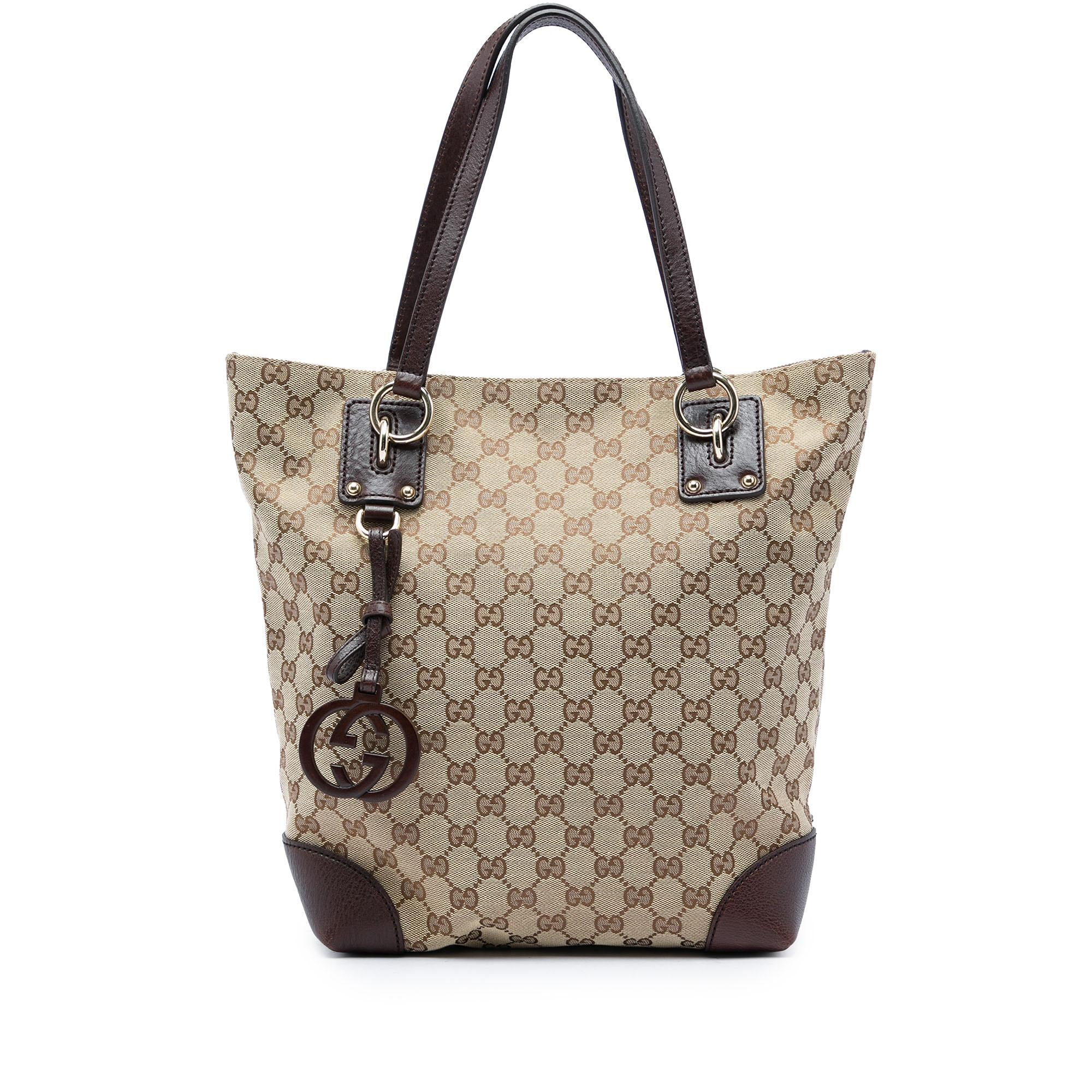 Gucci GG Canvas GG Charm Tote