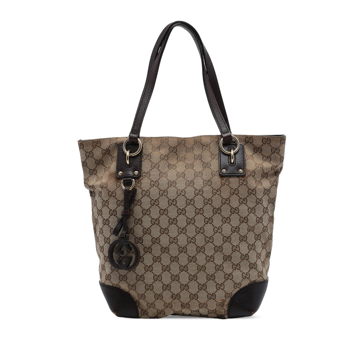Gucci GG Canvas GG Charm Tote