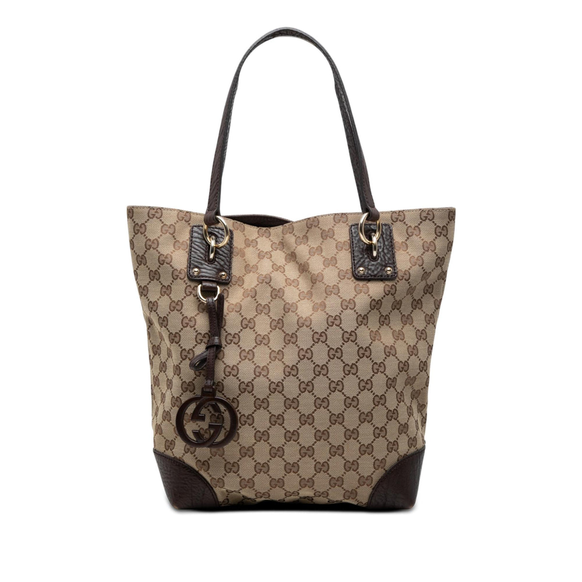 Gucci GG Canvas GG Charm Tote