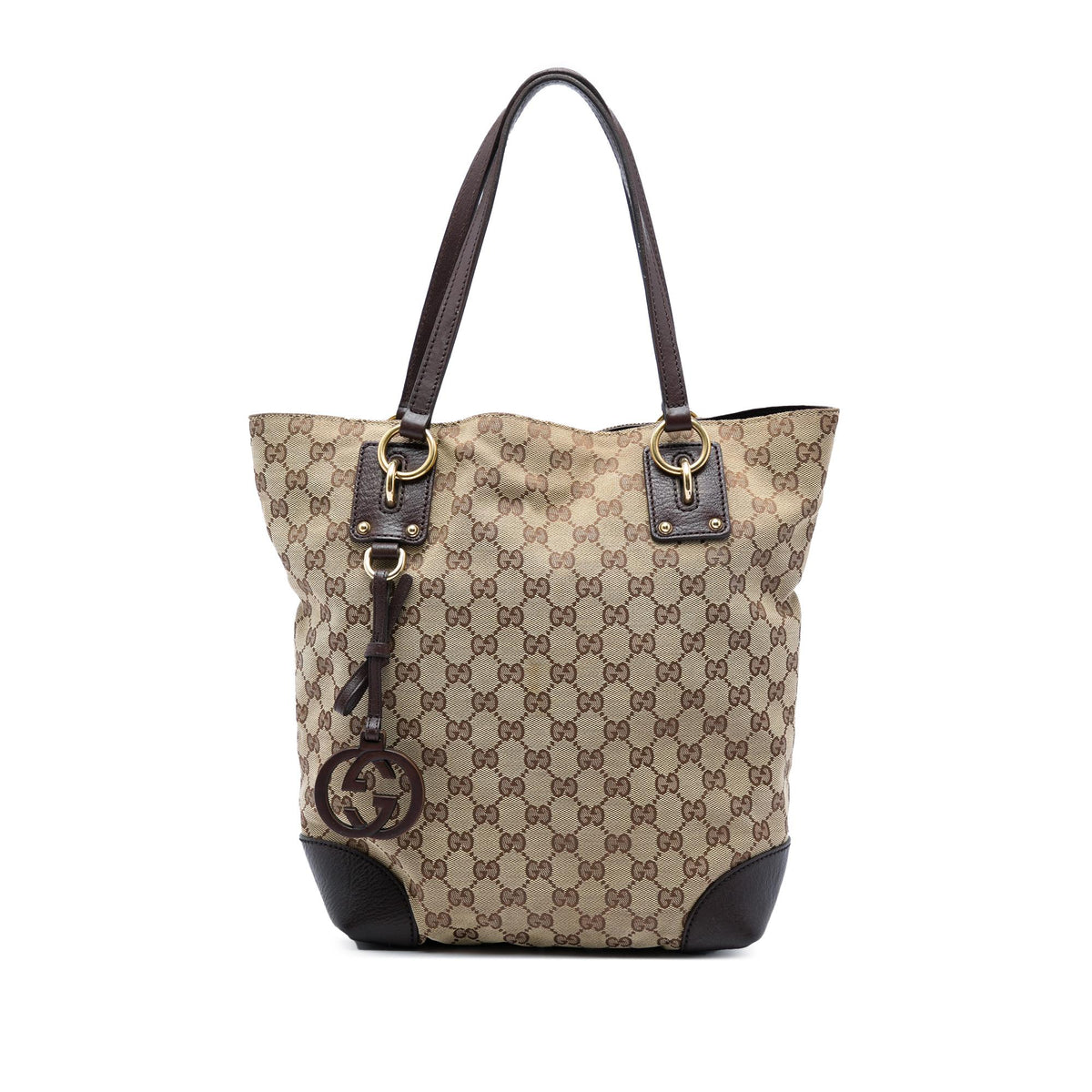 Gucci GG Canvas GG Charm Tote