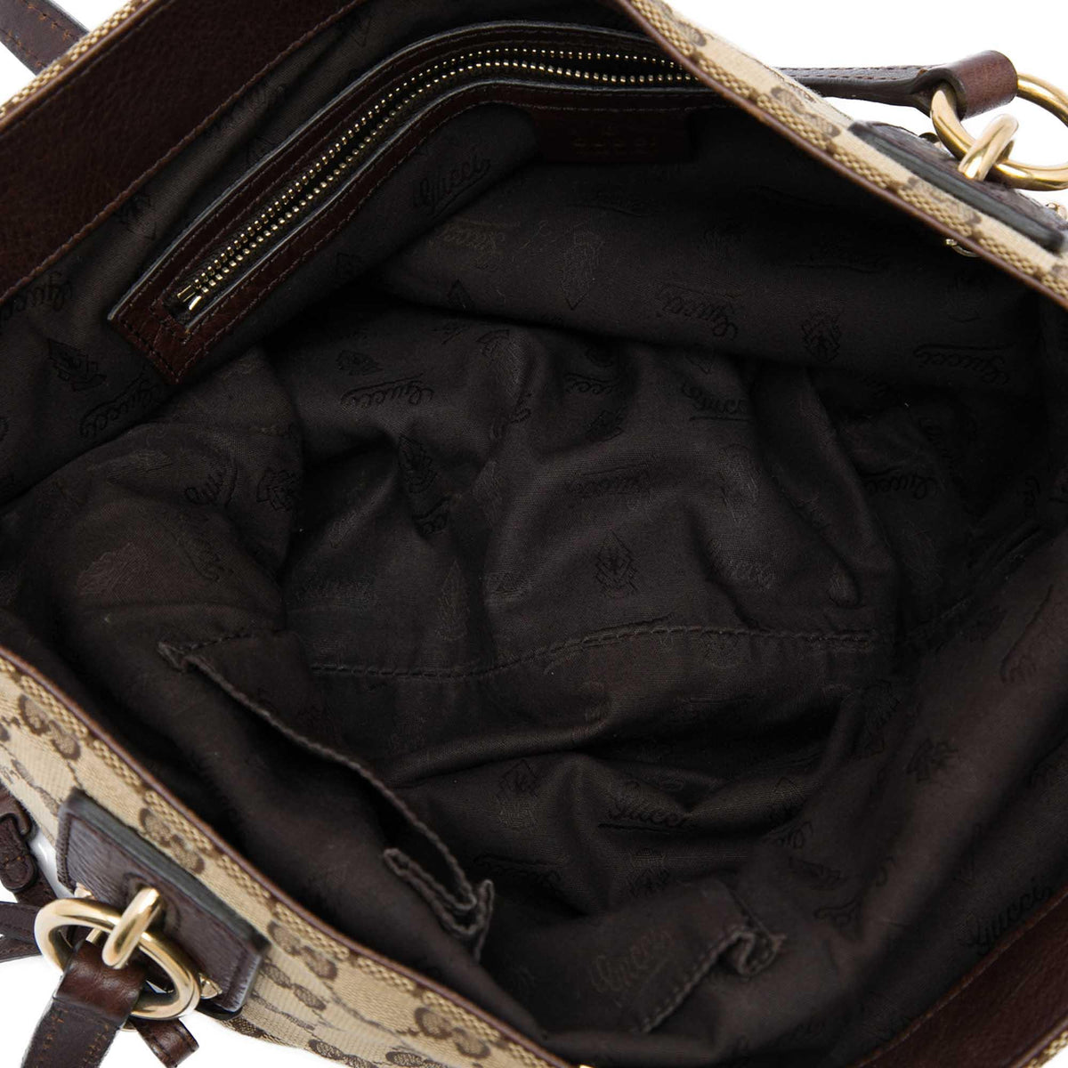 Gucci GG Canvas GG Charm Tote