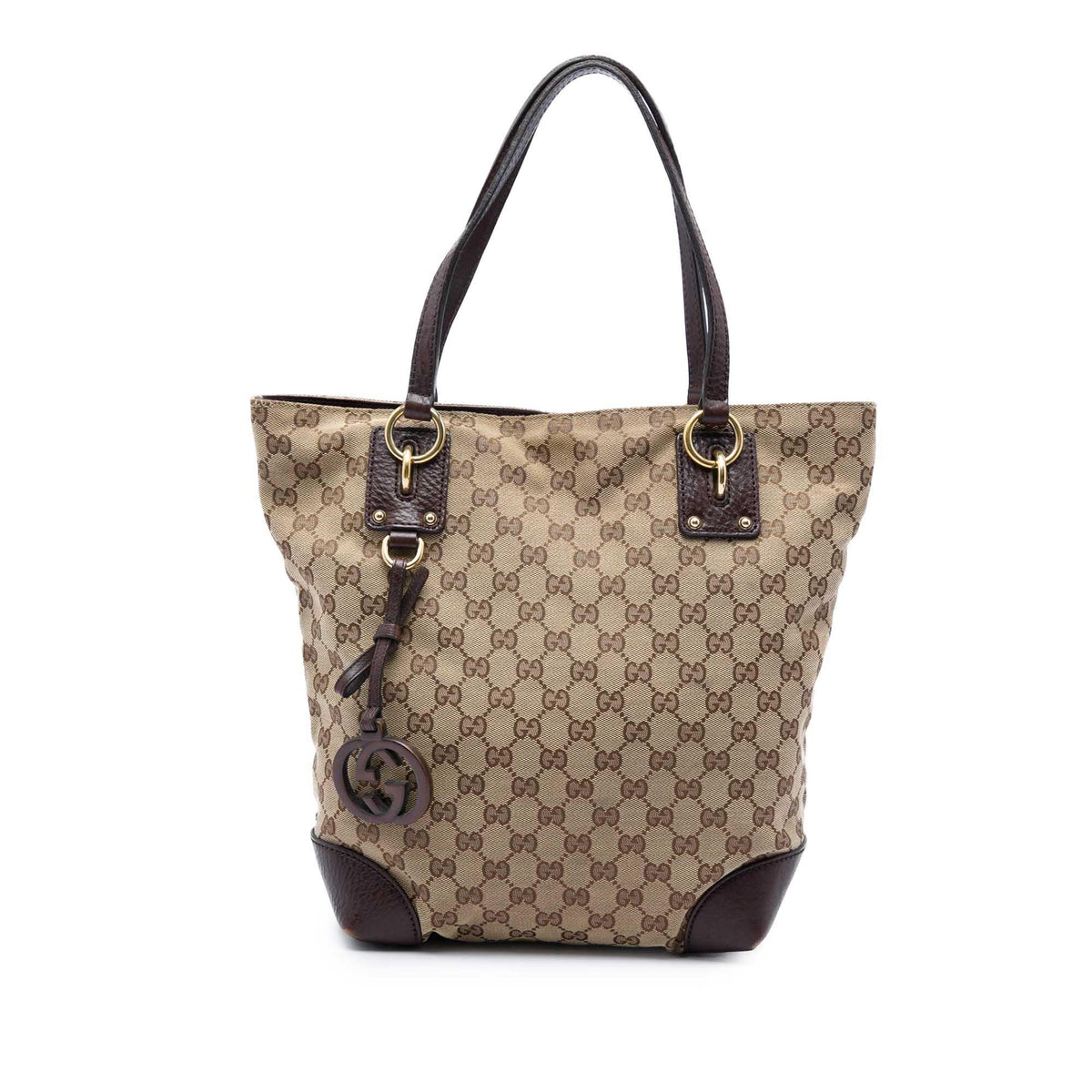 Gucci GG Canvas GG Charm Tote