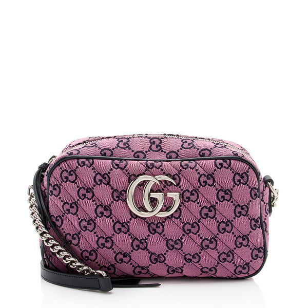 Gucci GG Canvas GG Marmont Small Shoulder Bag (SHF-IaQNI1)