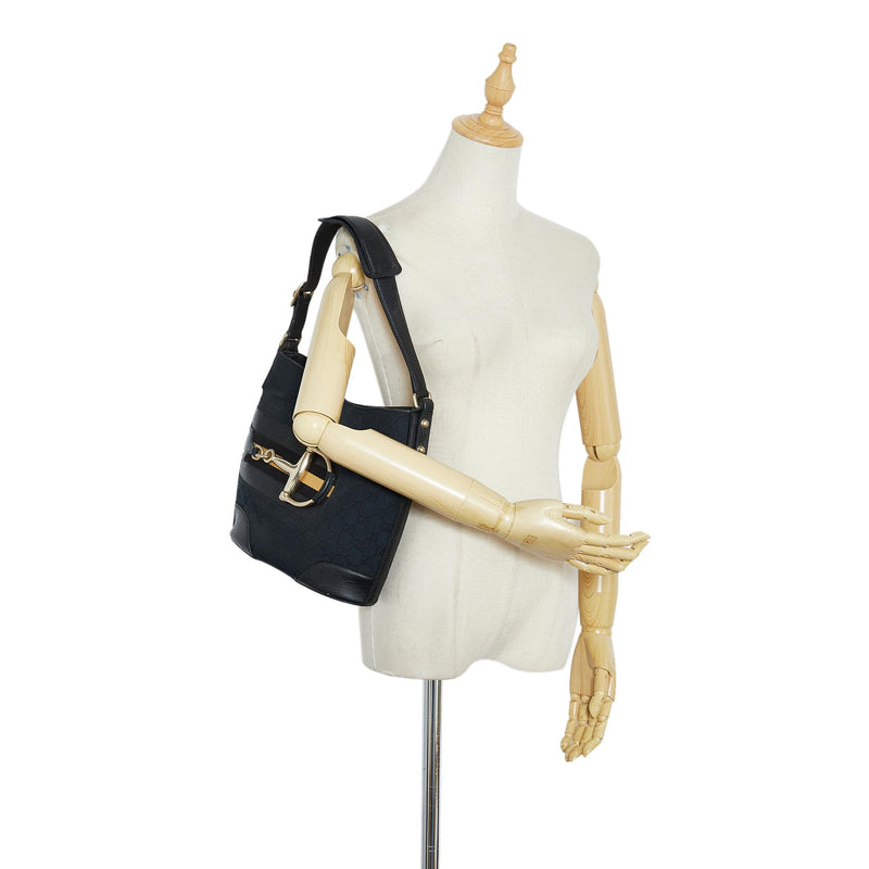 Gucci GG Canvas Hasler Shoulder Bag (SHG-BpgfrA)
