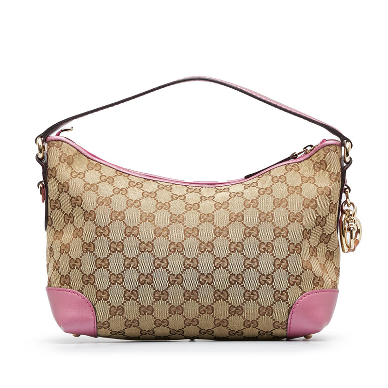 Gucci GG Canvas Heart Bit Handbag (SHG-6OMg8o)