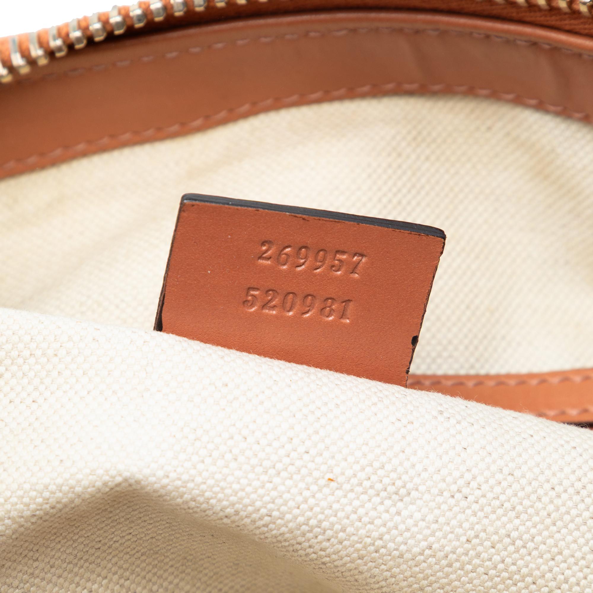Gucci GG Canvas Heart Bit Satchel