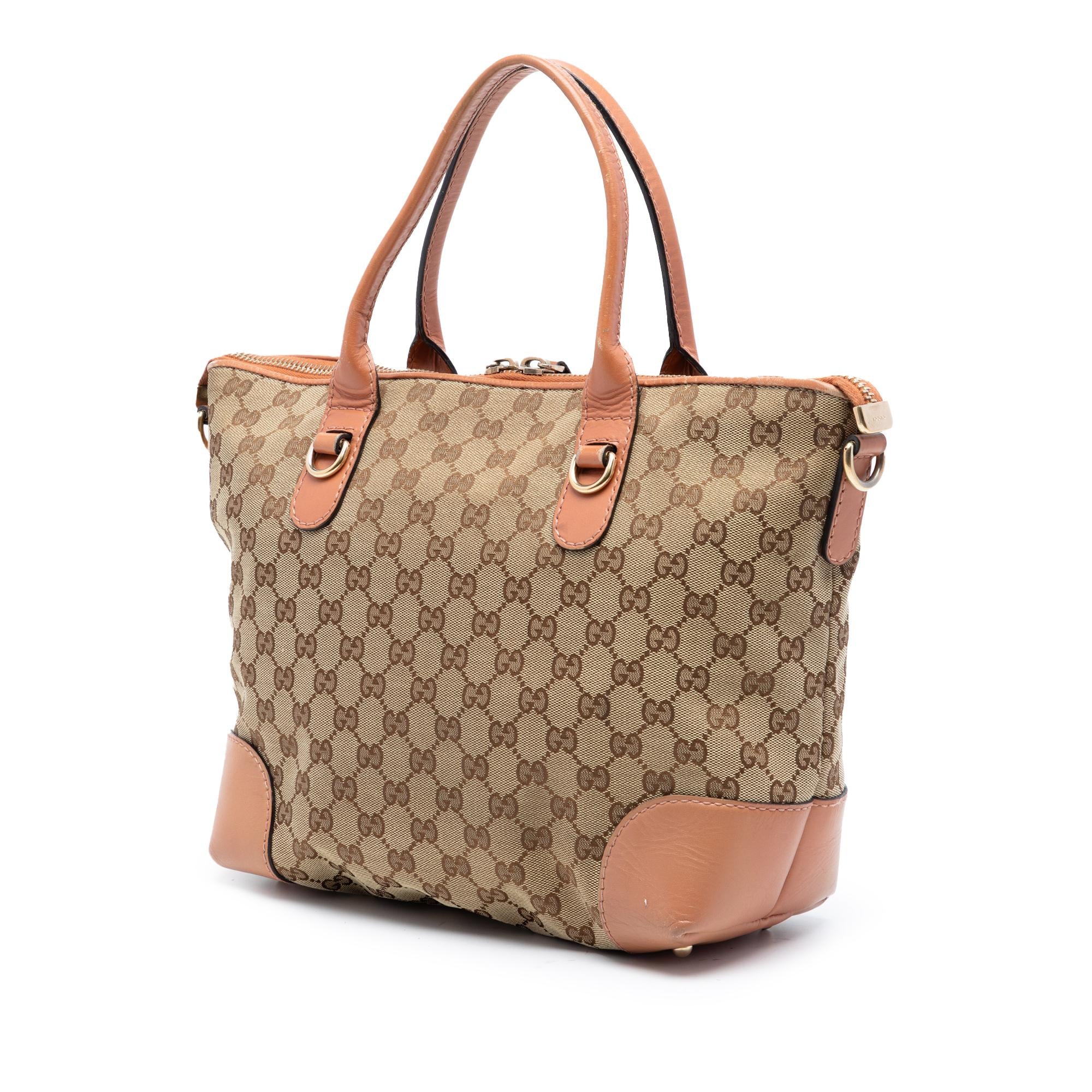 Gucci GG Canvas Heart Bit Satchel