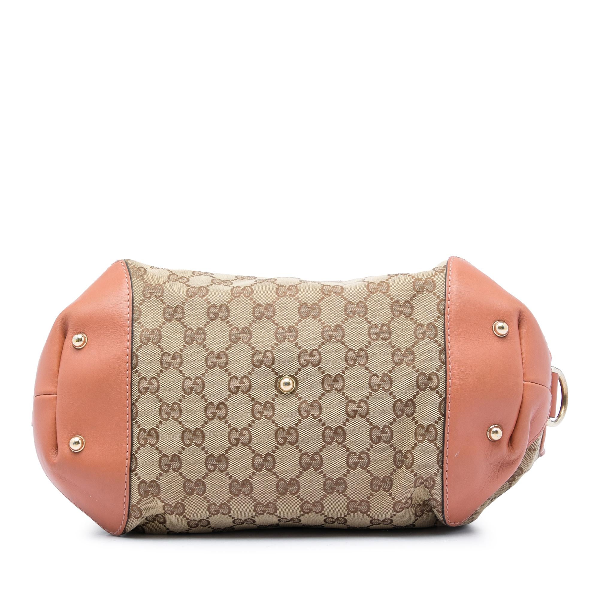 Gucci GG Canvas Heart Bit Satchel