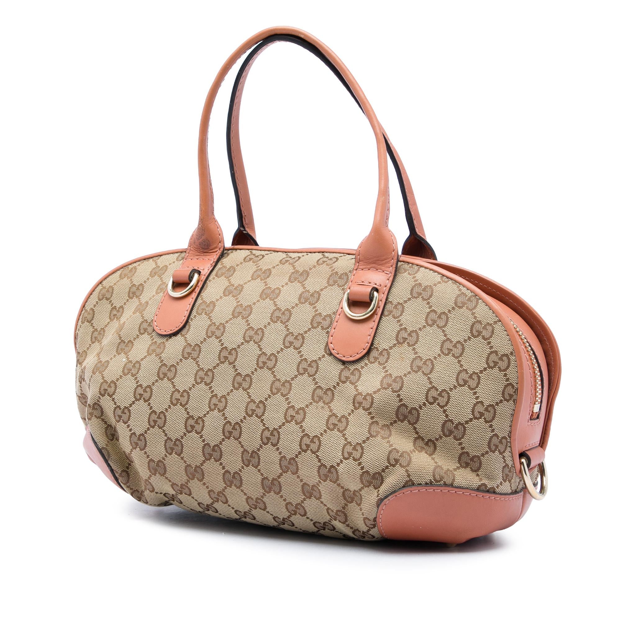 Gucci GG Canvas Heart Bit Satchel
