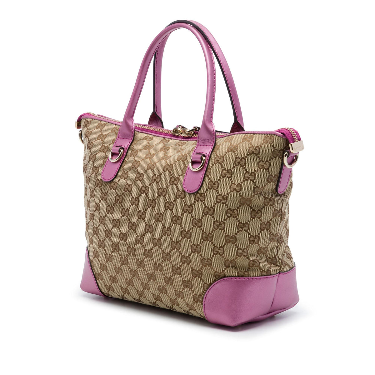 Gucci GG Canvas Heart Bit Satchel