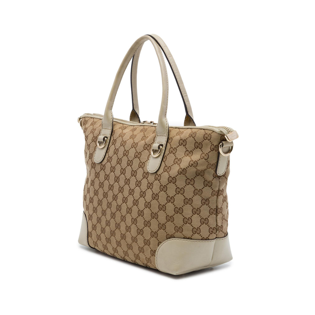 Gucci GG Canvas Heart Bit Satchel