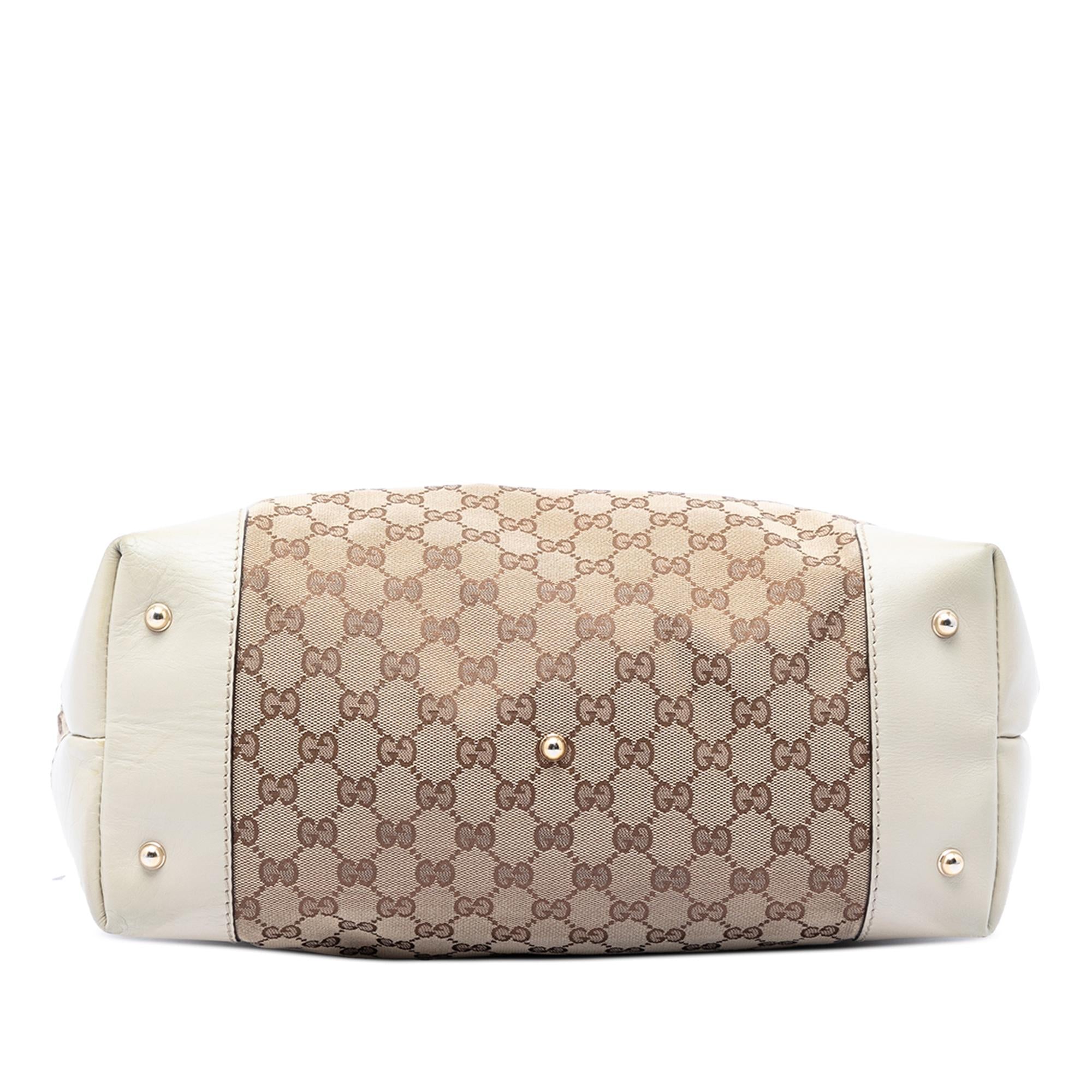 Gucci GG Canvas Heart Bit Tote