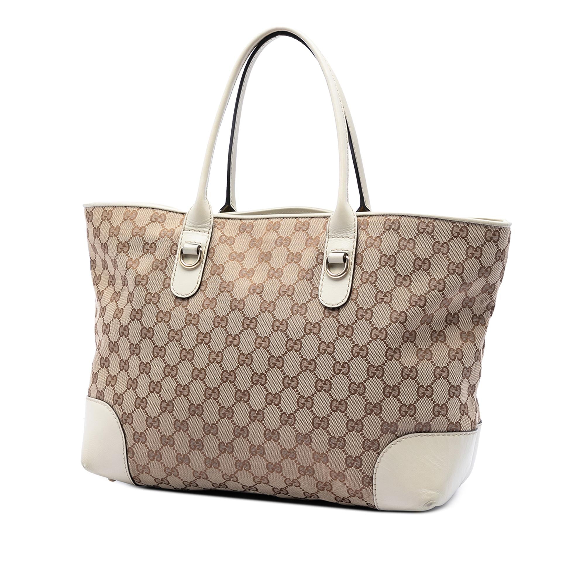 Gucci GG Canvas Heart Bit Tote