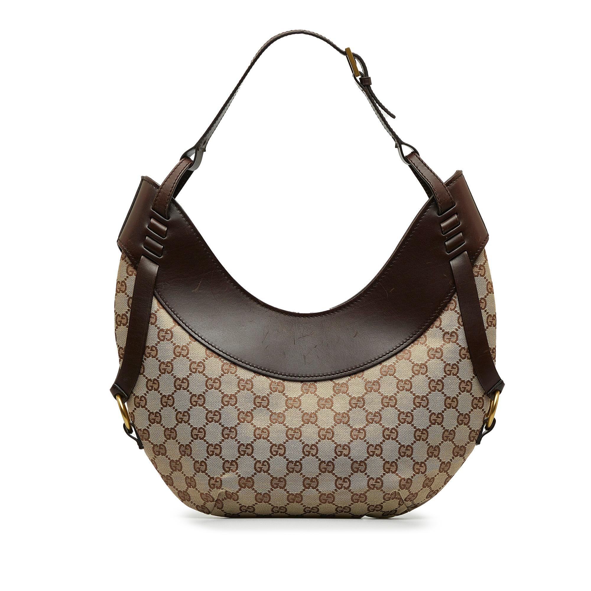 Gucci GG Canvas Hobo Bag (SHG-A9kewN)