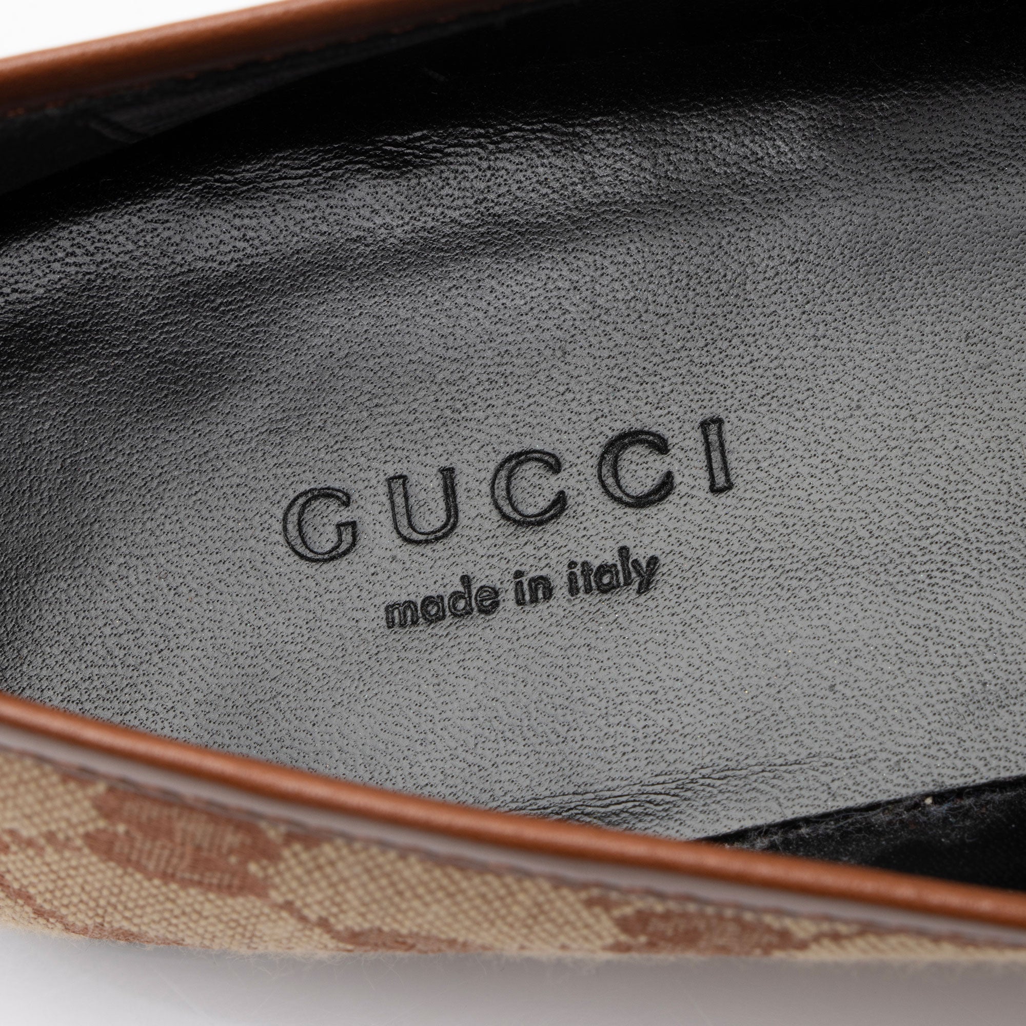 Gucci GG Canvas Horsebit Jordaan Loafers - Size 6.5 / 36.5 - FINAL SALE (SHF-DyXTtO)