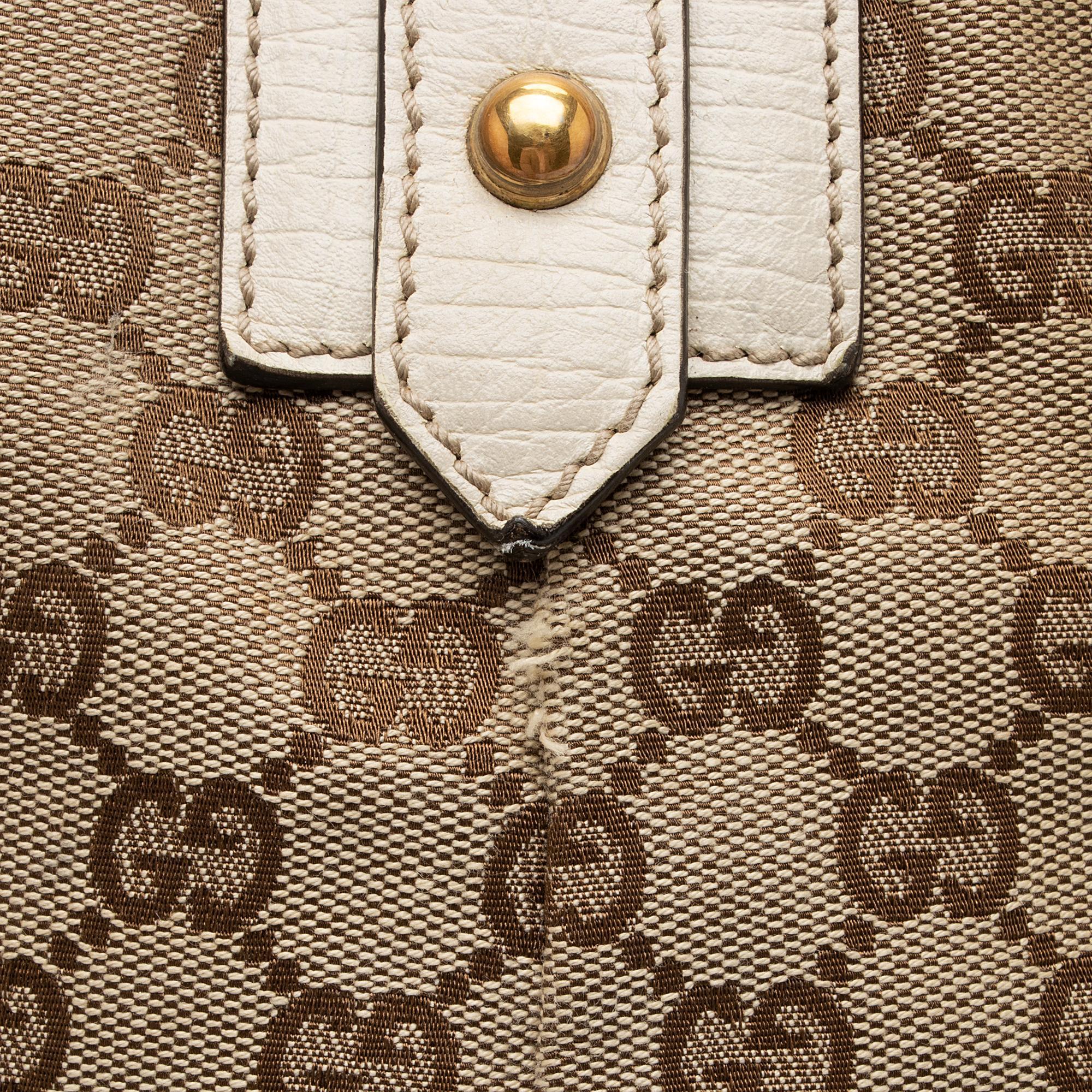Gucci GG Canvas Horsebit Large Hobo - FINAL SALE (SHF-cqgUHp)