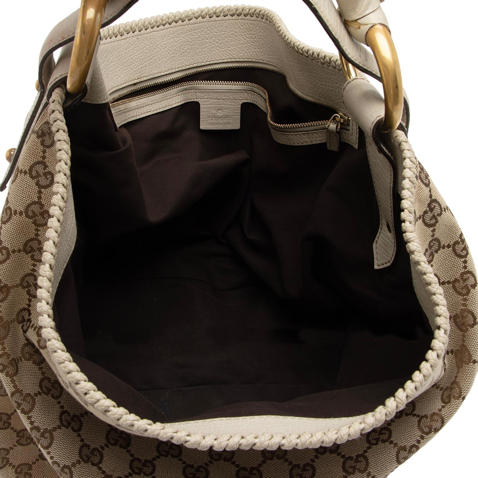 Gucci signature large hobo bag hot sale