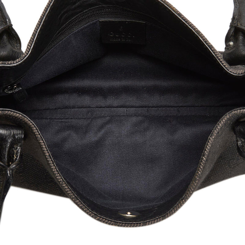 Gucci GG Canvas Horsebit Shoulder Bag (SHG-QoPRpW)