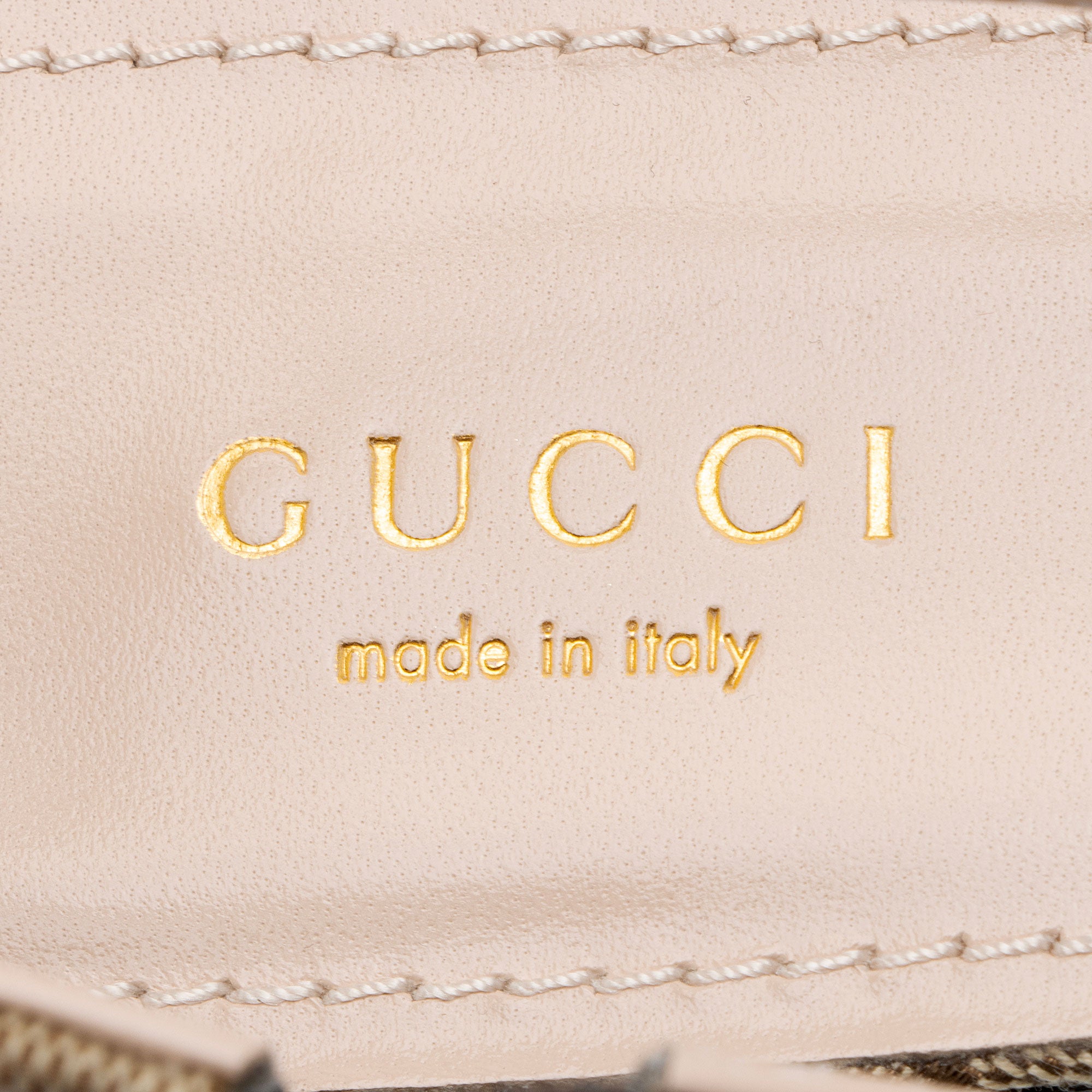 Gucci GG Canvas Horsebit Slingback Flats - Size 8.5 / 38.5