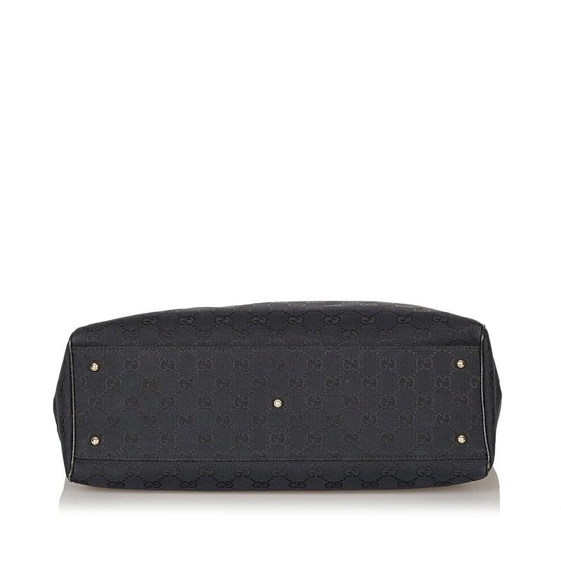 Gucci GG Canvas Horsebit Tote Bag (SHG-31976)