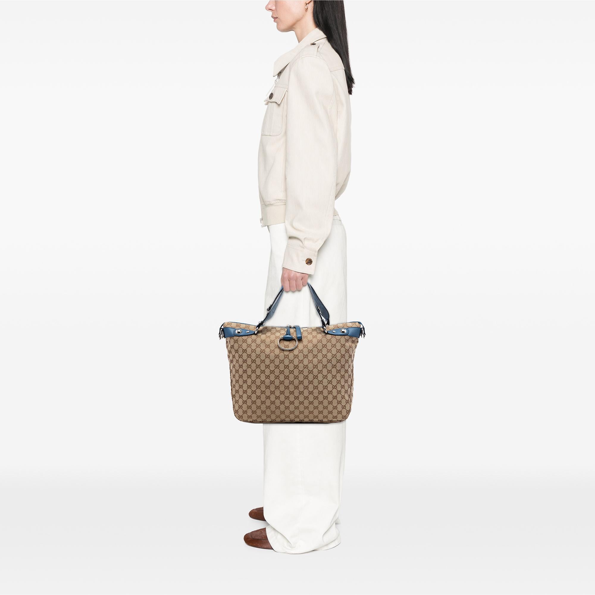 Gucci GG Canvas Icon Bit Satchel