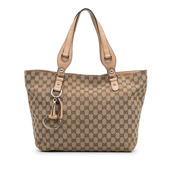 Gucci GG Canvas Icon Bit Tote Bag (SHG-b5nkIO)
