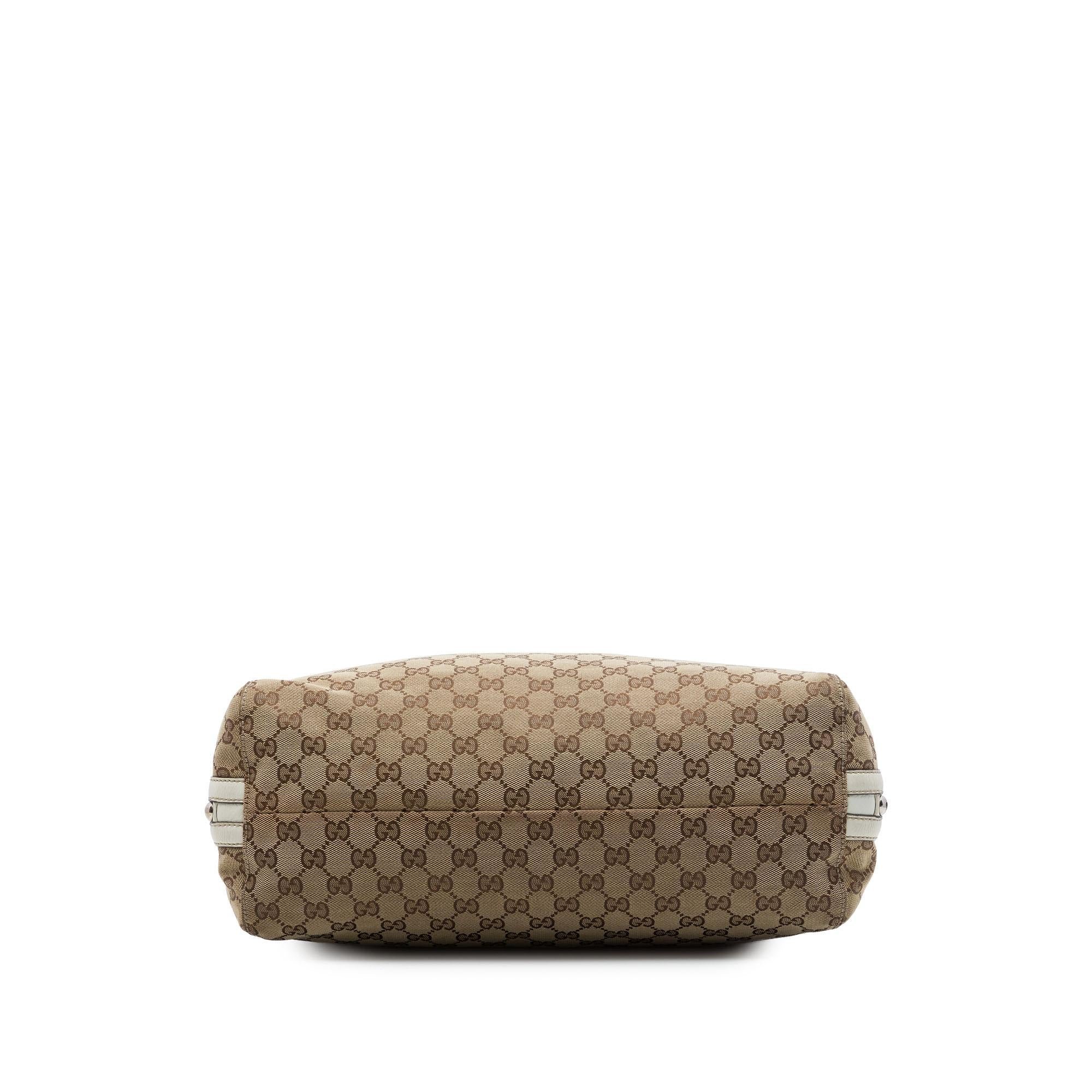 Gucci GG Canvas Icon Bit Zip Tote