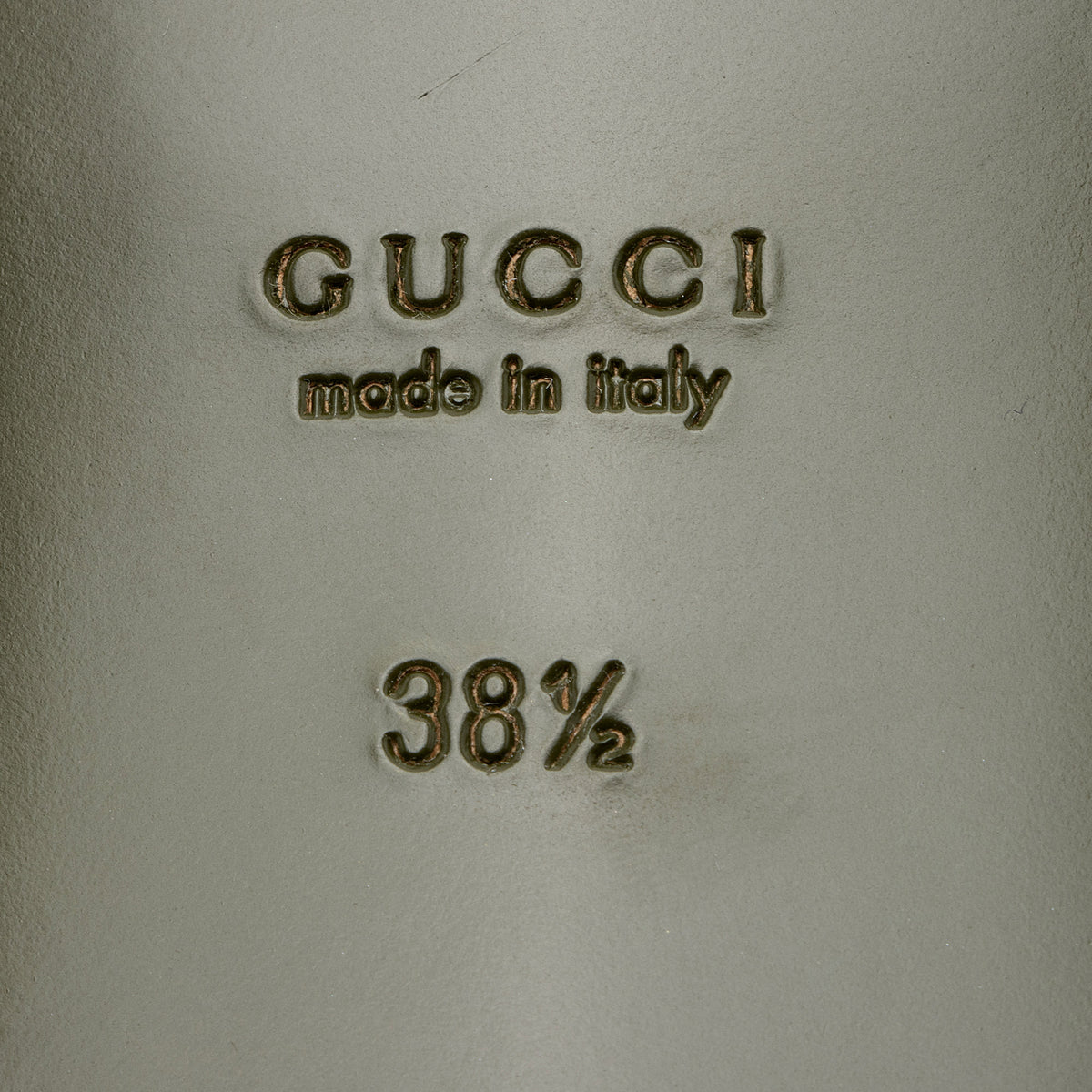 Gucci GG Canvas Interlocking G Cutout Slides - Size 8.5 / 38.5