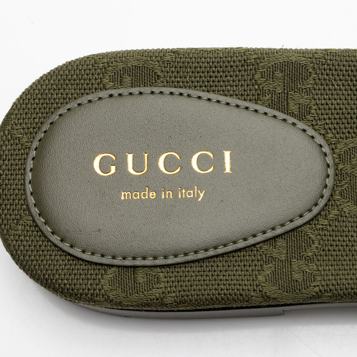 Gucci GG Canvas Interlocking G Cutout Slides - Size 8.5 / 38.5