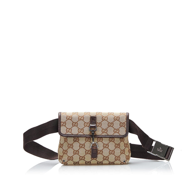 Gucci GG Canvas Jackie Belt Bag (SHG-qQWtZQ)