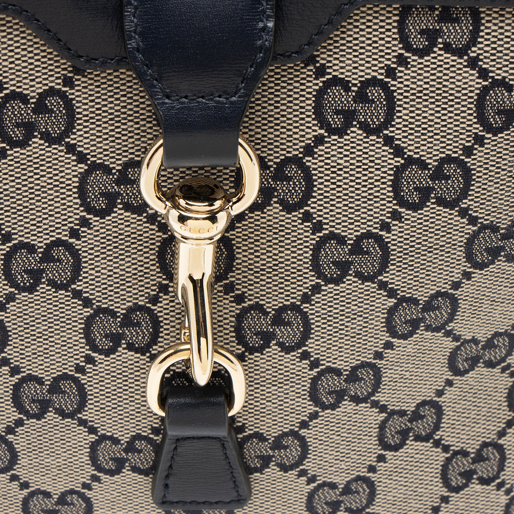 Gucci GG Canvas Jackie Small Bucket Bag