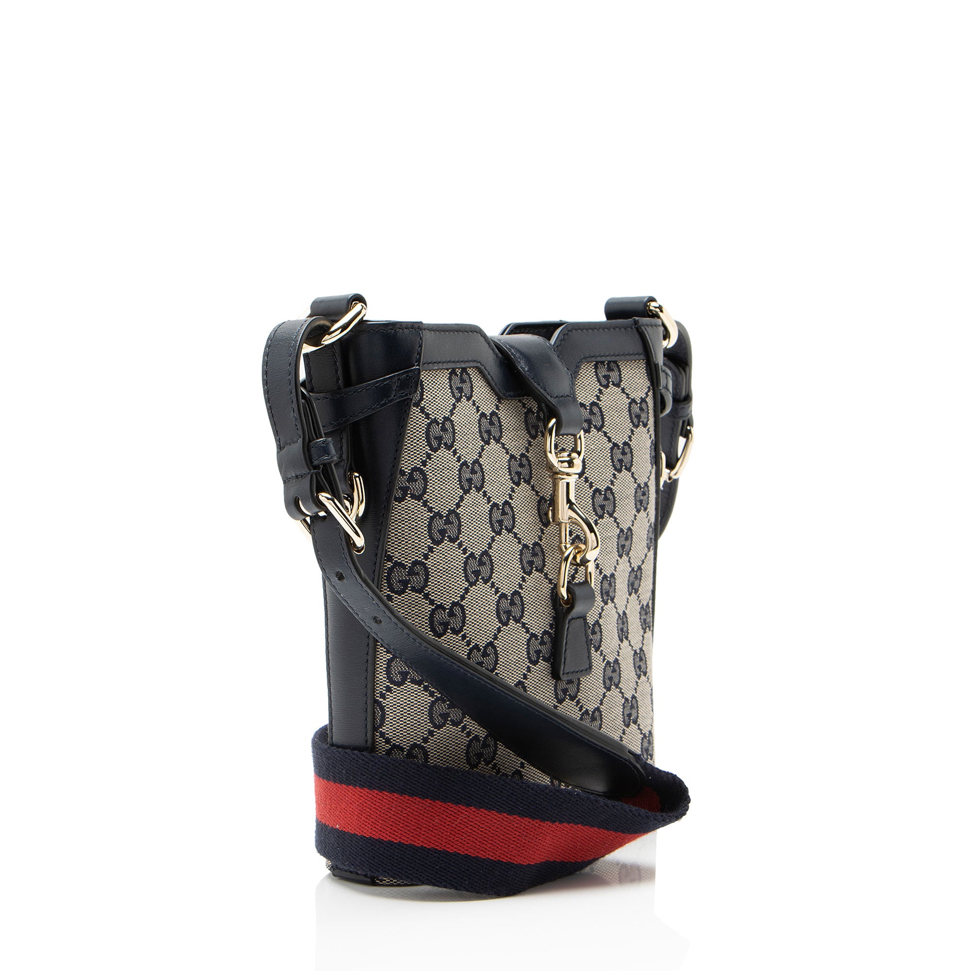 Gucci GG Canvas Jackie Small Bucket Bag