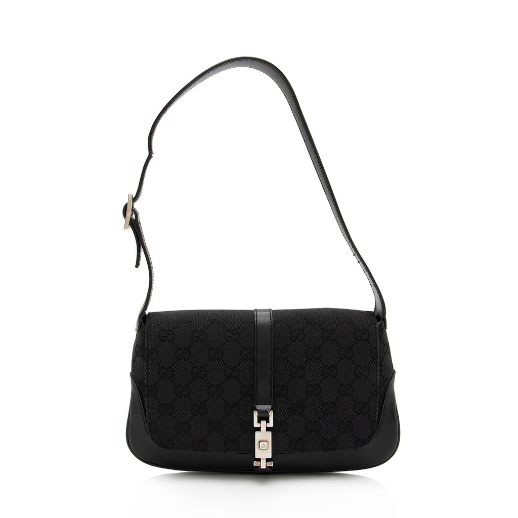 Gucci GG Canvas Jackie Small Shoulder Bag - FINAL SALE (SHF-gN3WT6) – LuxeDH
