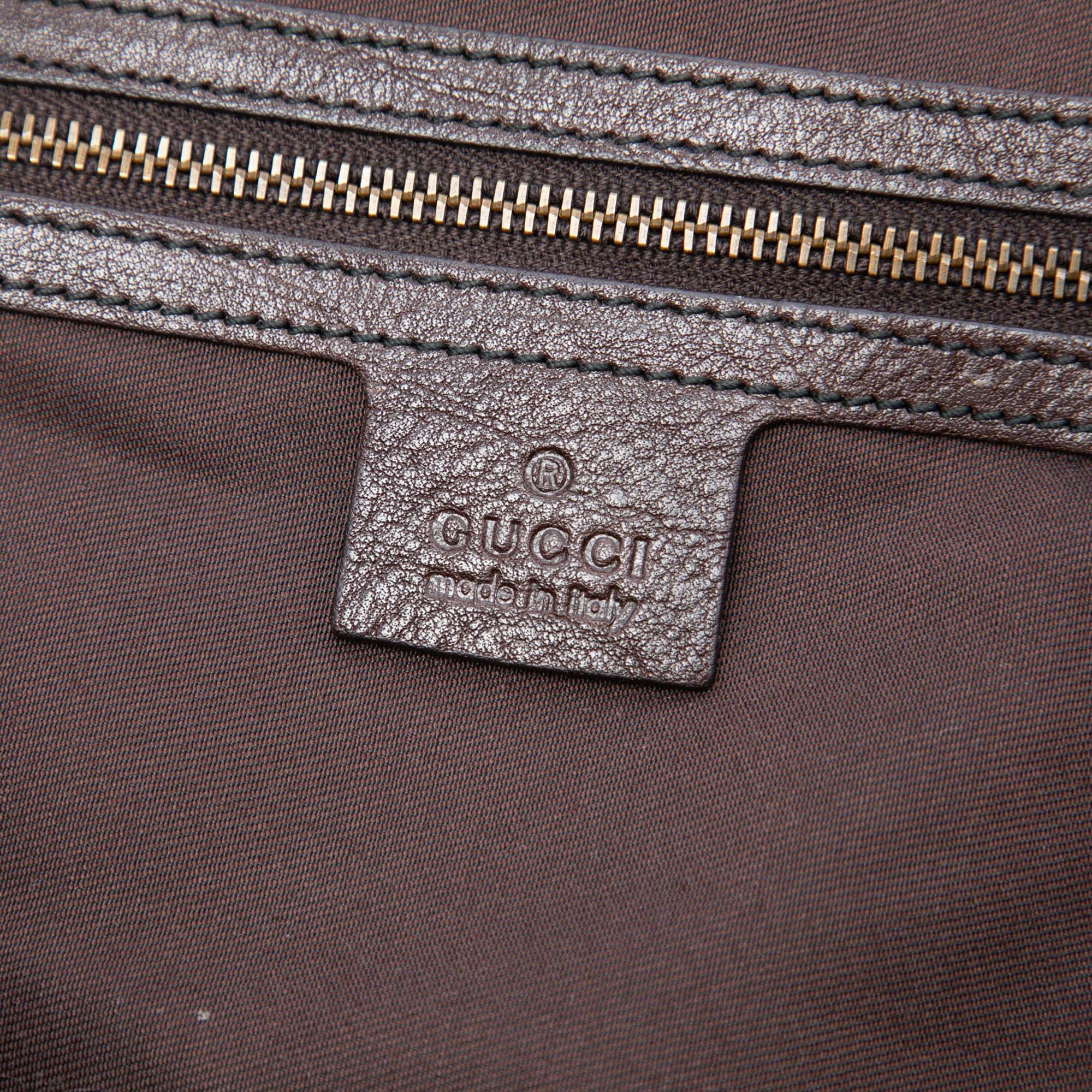 Gucci GG Canvas Jockey Boston Bag